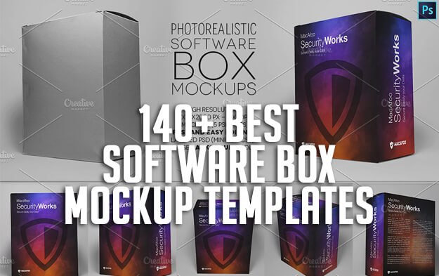 Download 140+ Best Software Box Mockup Templates | Free & Premium